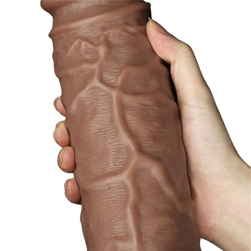 Dildo King Lovetoy Castanho 26,7 cm — vista 3 de 3