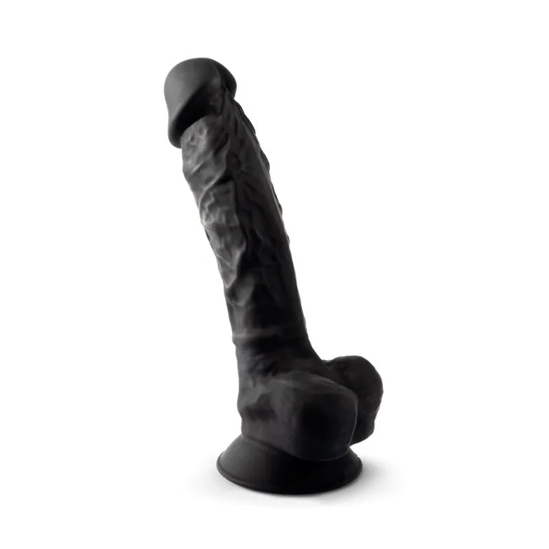 Dildo Dupla Densidade Modelo 1 Silexd Preto 23 cm