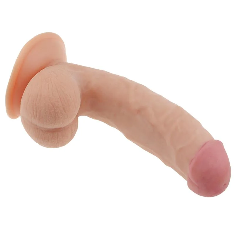 Dildo Ultra Macio Dude Lovetoy Natural 21,5 cm — vista 3 de 3