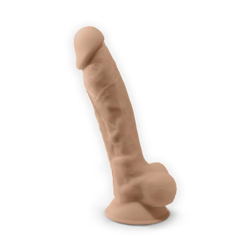 Dildo Vibratório Mod. 1 com Comando à Distância 10 Funções Silexd Natural 20 cm — vista 2 de 3