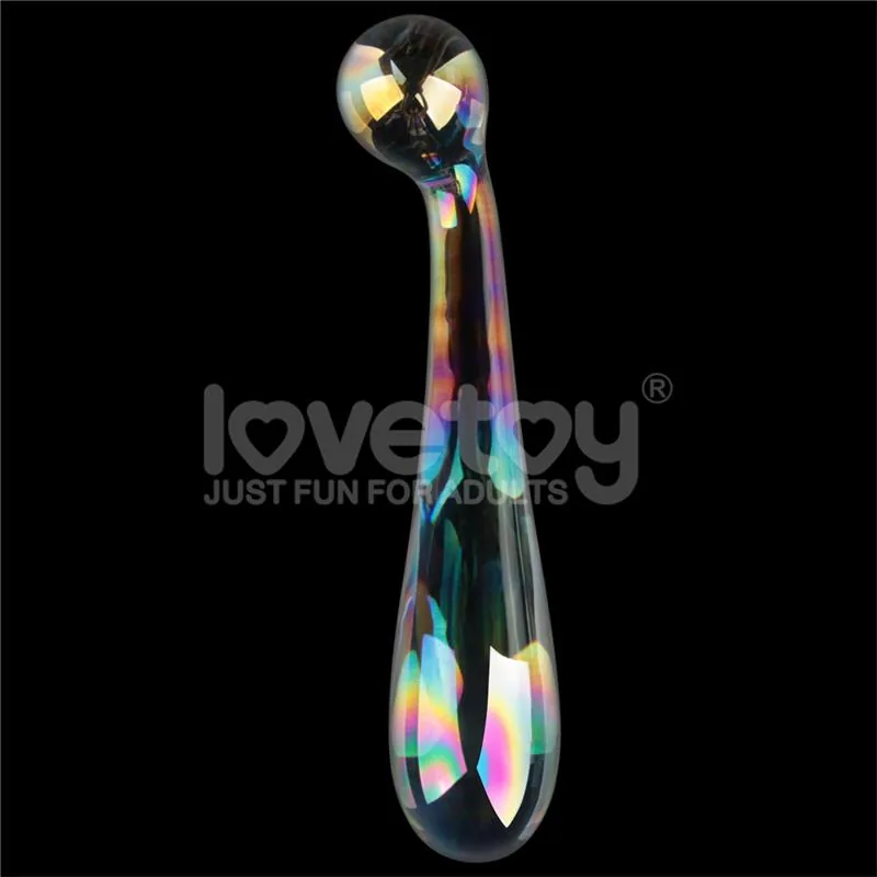 Dildo Vidro Twilight Gleam Alluring Arc — vista 2 de 3