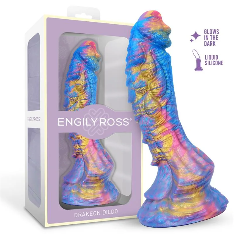 Drakeon Dildo Dragão Silicone Líquido 18 cm