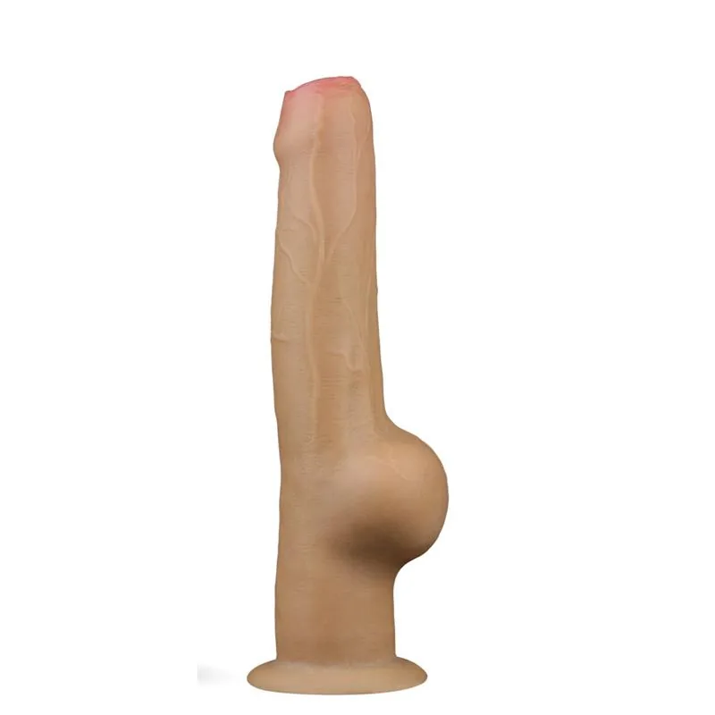 Dildo Realista Dupla Camada LoveToy 27,8 cm