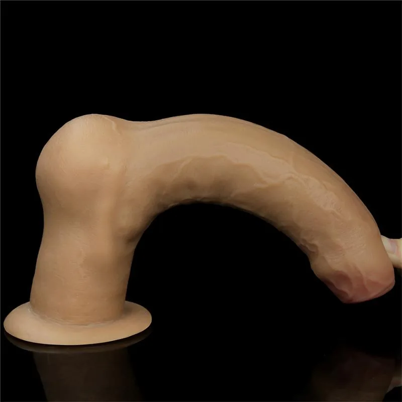 Dildo Realista Dupla Camada LoveToy 27,8 cm — vista 3 de 9