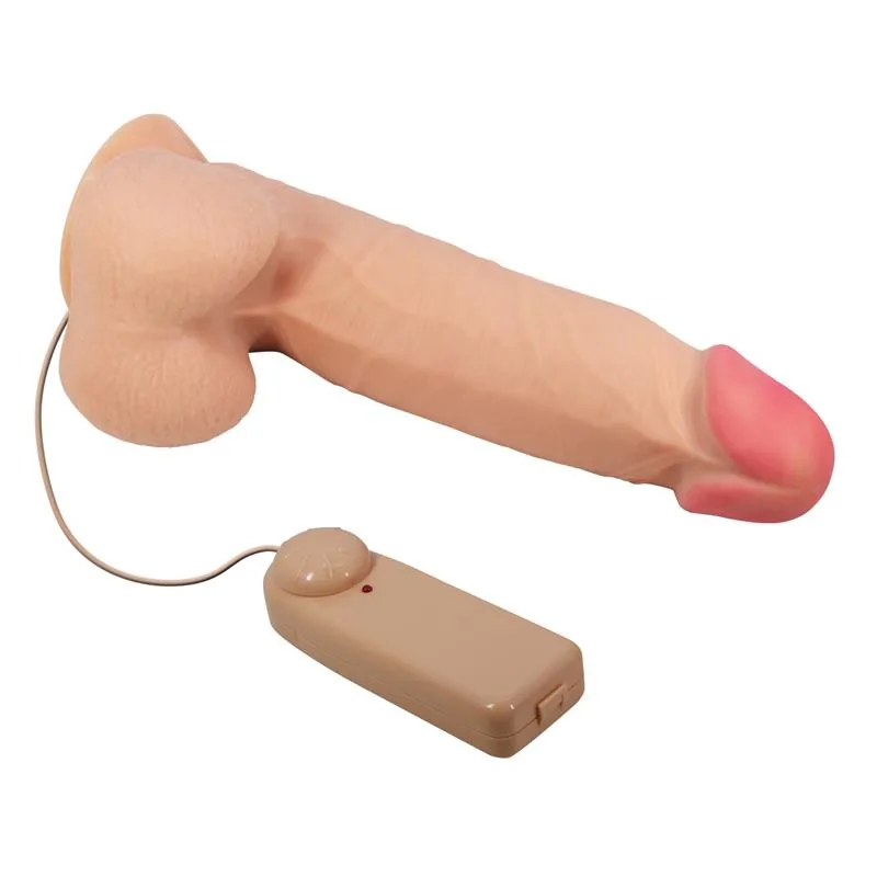 Dildo Realista Dupla Densidade com Vibração e Ventosa Baile — vista 5 de 10