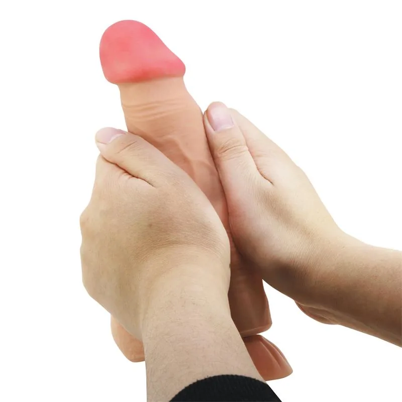 Dildo Realista Dupla Densidade com Vibração e Ventosa Baile — vista 7 de 10