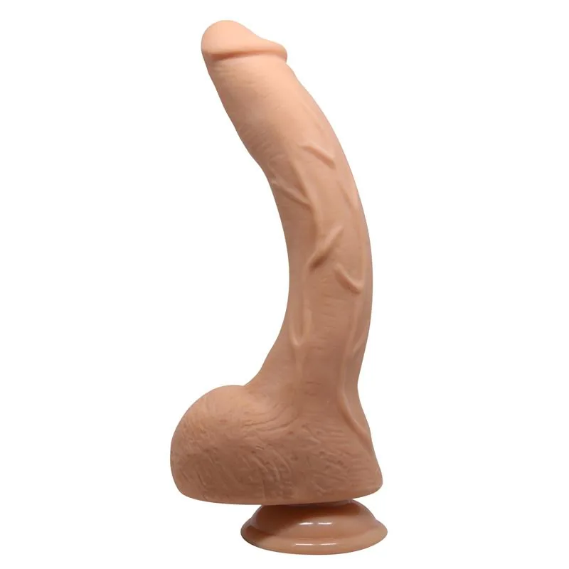 Dildo Realista Flexível Jack com Testículos 27 cm — vista 2 de 6