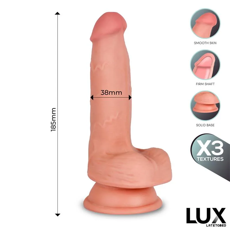 Dildo Realista Hans Tripla Densidade com Testículos Lux — vista 5 de 6