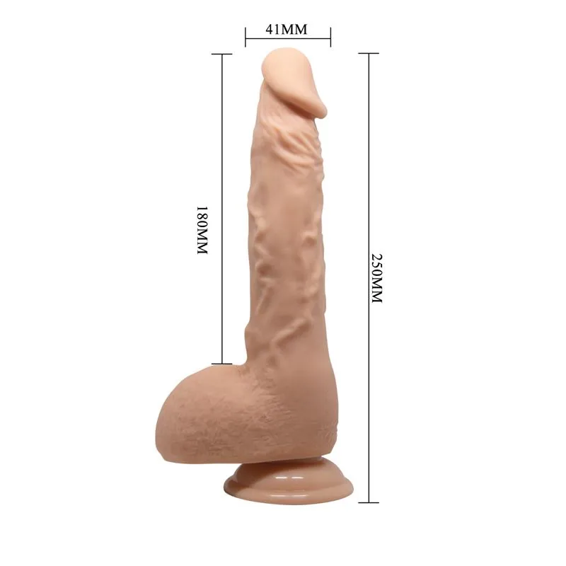 Dildo Realista Jason com Testículos e Ventosa 25 cm — vista 6 de 7