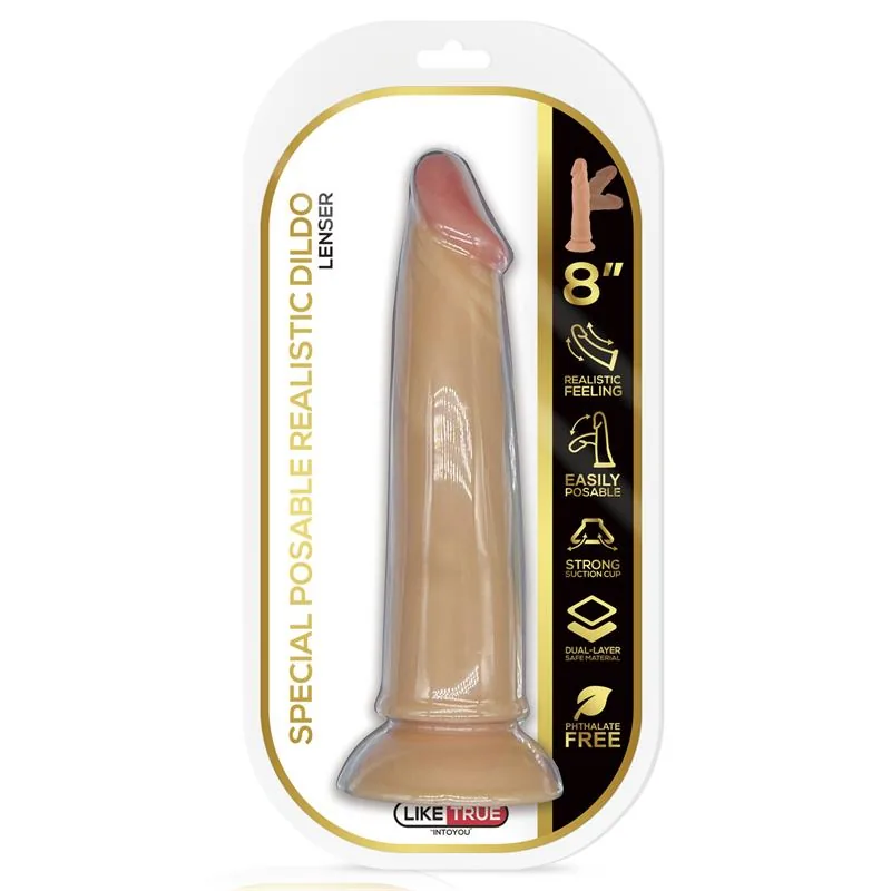 Dildo Realista Lenser Articulável LikeTrue Natural — vista 7 de 7