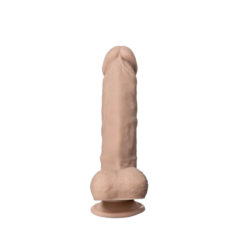 Dildo Realista Modelo 1 em Silicone Líquido Termo-reativo com Veios 9 Polegadas SilexD — vista 4 de 6