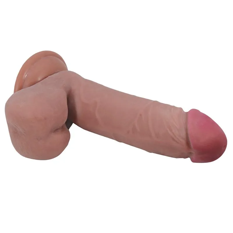 Dildo Realista com Pele Deslizante e Ventosa 20,5 cm Baile — vista 4 de 7