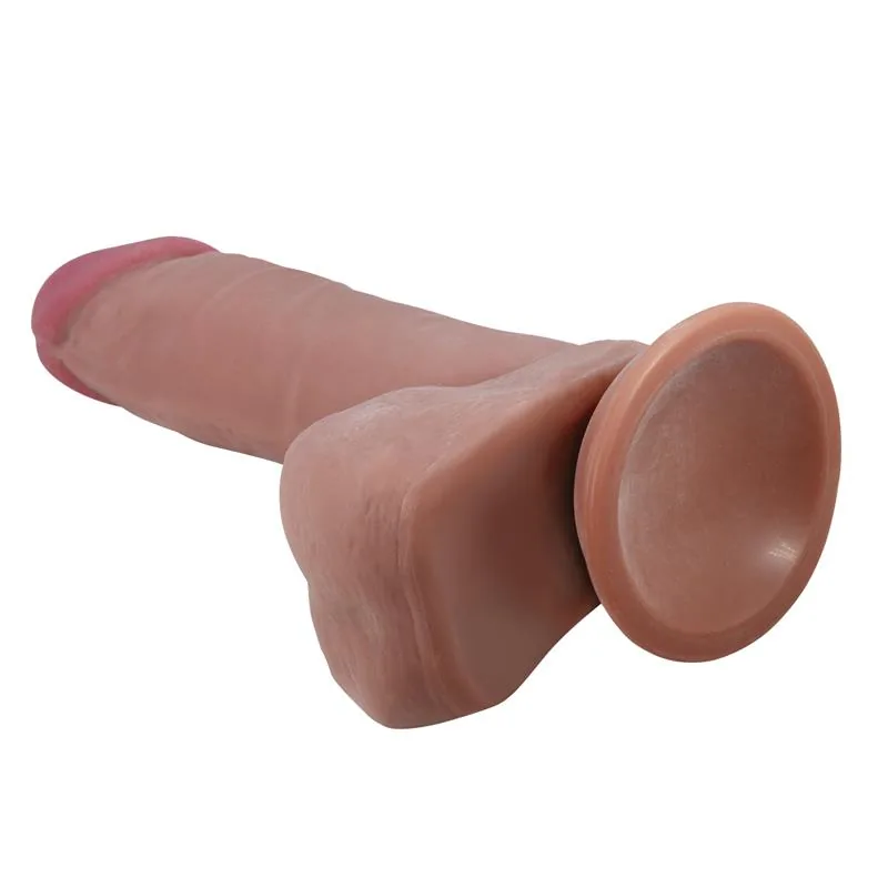 Dildo Realista com Pele Deslizante e Ventosa 20,5 cm Baile — vista 5 de 7