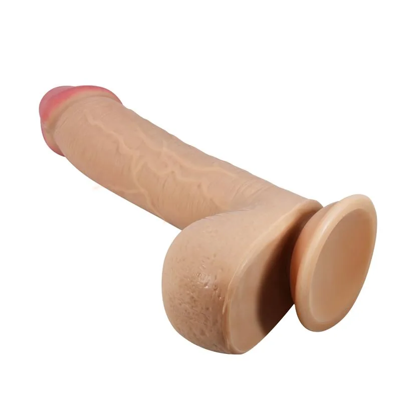 Dildo Realista com Pele Retrátil e Ventosa 23,4 cm Baile — vista 5 de 9
