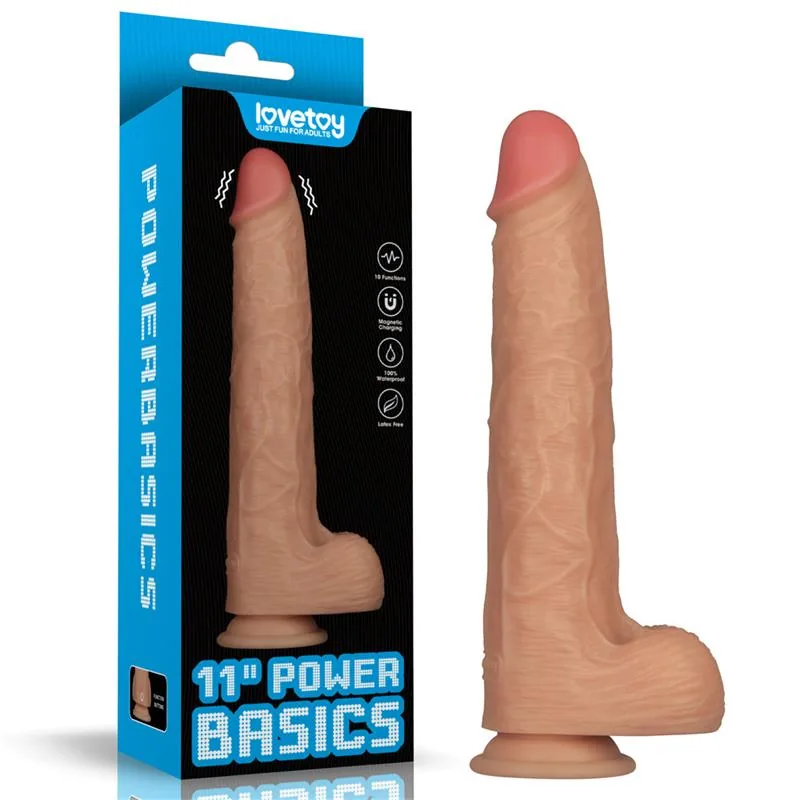Power Basics Dildo com Vibração 28 cm