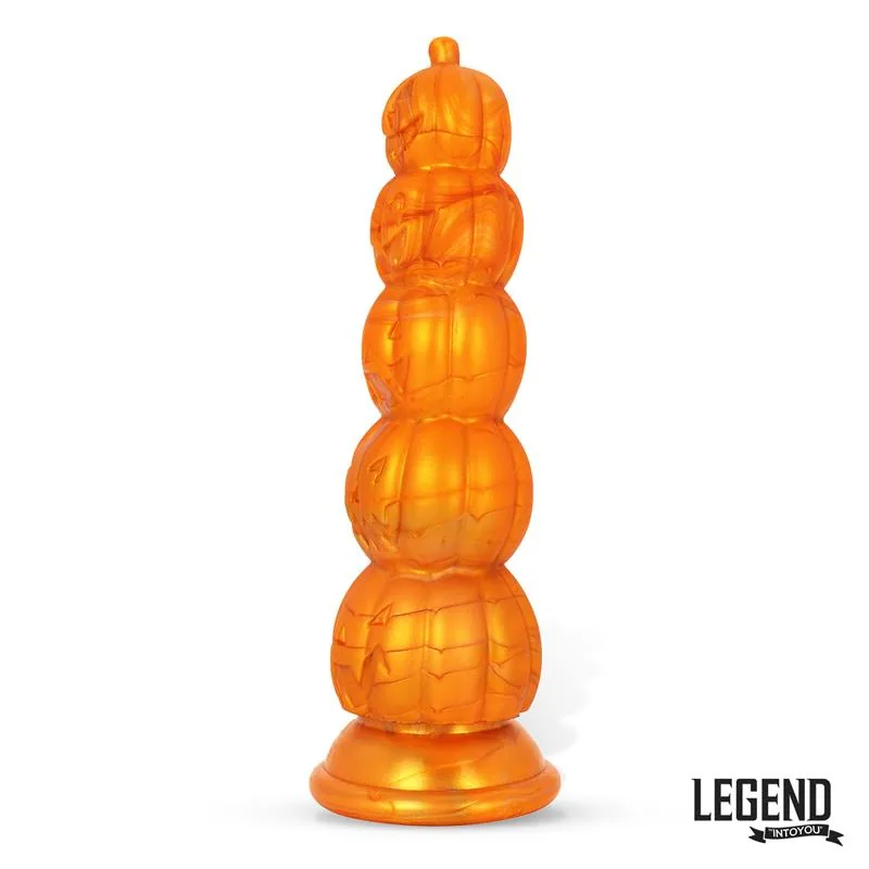 Pumpkron Dildo Abóbora Silicone Líquido 19,7 cm — vista 3 de 3