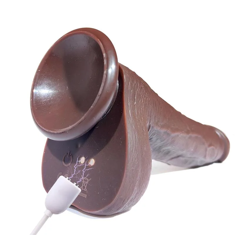 Dildo Realista Severo com Vaivém, Rotação 360º e Comando — vista 8 de 11