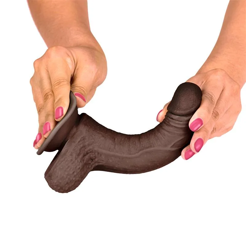 Dildo Realista Slidy Dupla Camada Retrátil e Orientável 7 — vista 6 de 6