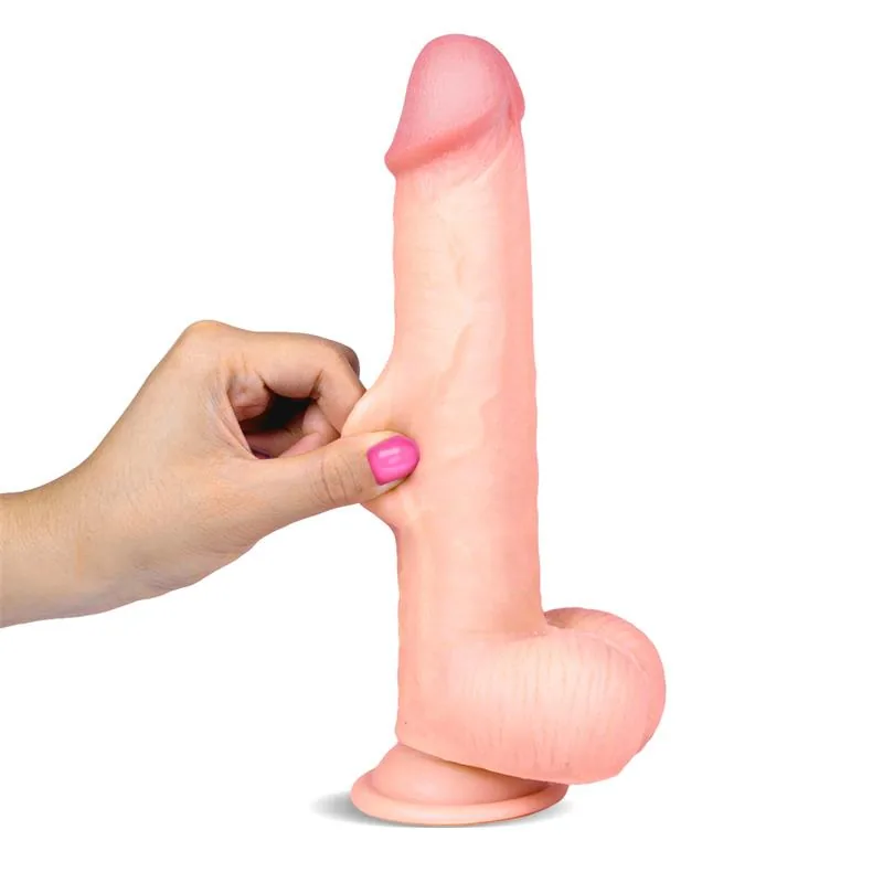 Dildo Realista Slidy Dupla Camada Retrátil e Orientável 9 — vista 6 de 6