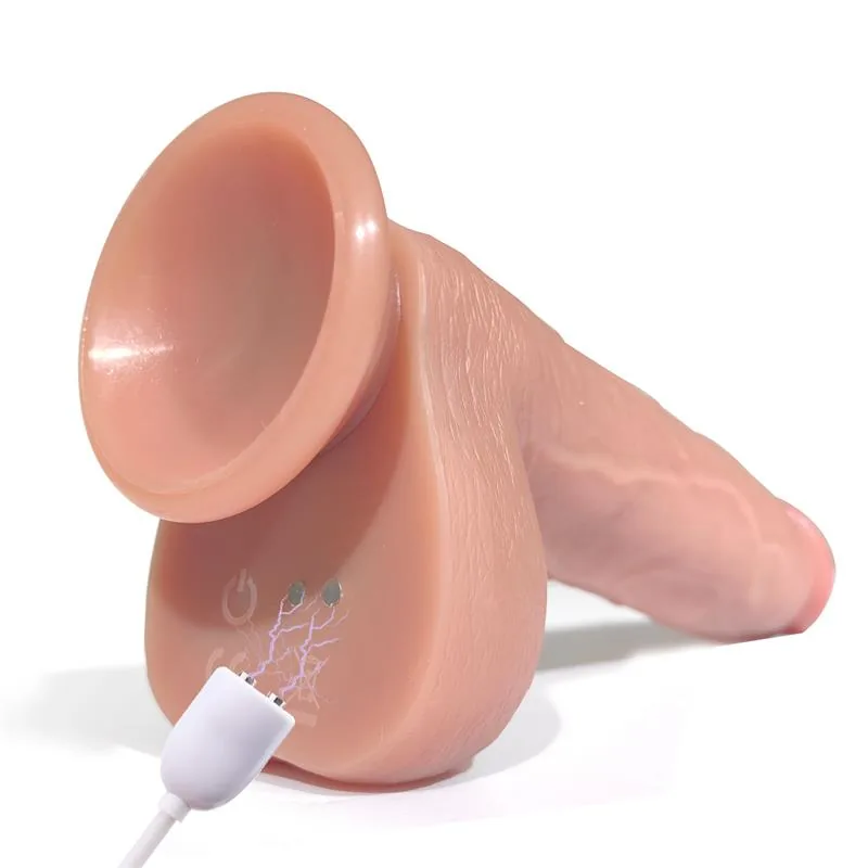 Dildo Realista Tiberio com Vaivém, Rotação 360º e Comando — vista 8 de 11