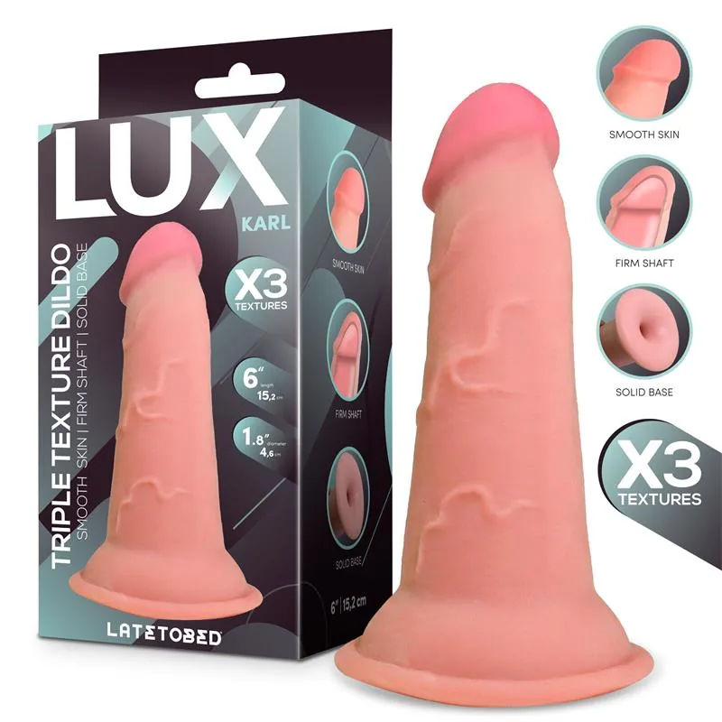 Dildo Realista Tripla Densidade Lux Karl 6