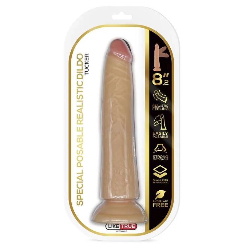 Dildo Realista Tucker Articulável LikeTrue Natural — vista 7 de 7