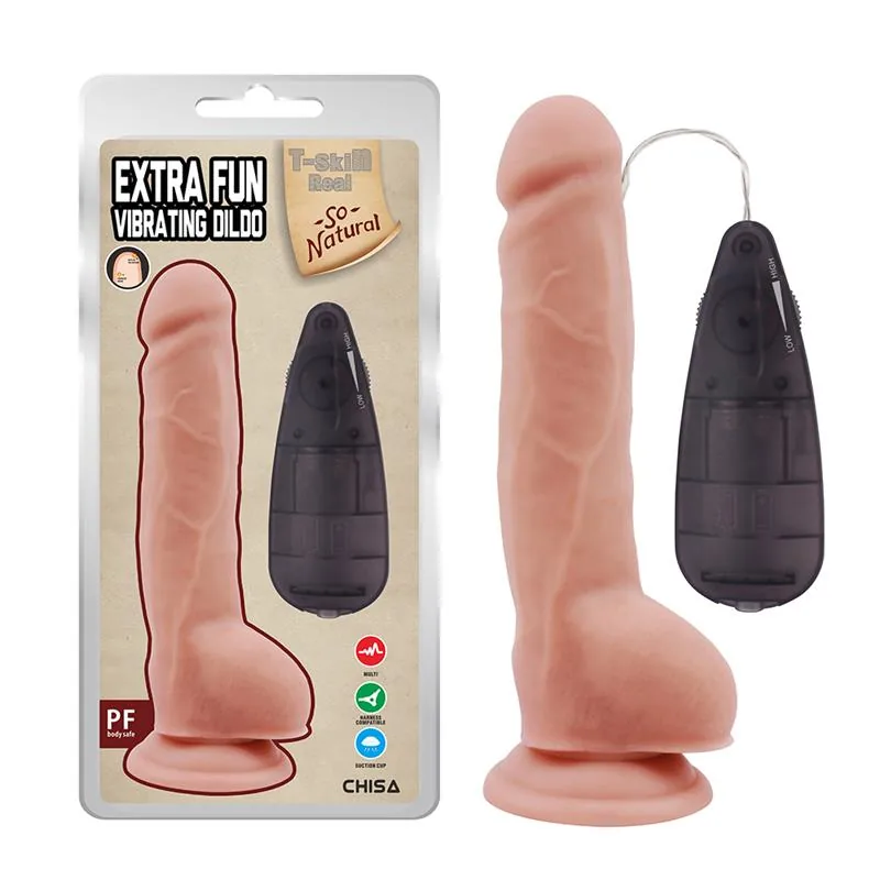 Vibrador Realista Extra Fun Chisa 23,5 cm