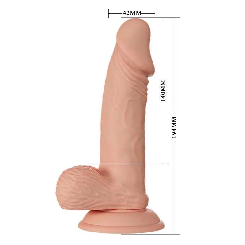 Dildo Realista Zebulon com Testículos e Ventosa 24 cm Baile — vista 8 de 9