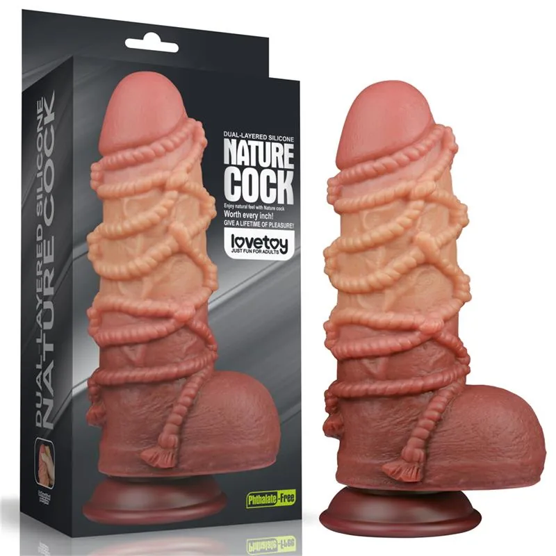Dildo Silicone Dupla Camada Tamanho King 24,5 cm Lovetoy — vista 12 de 12