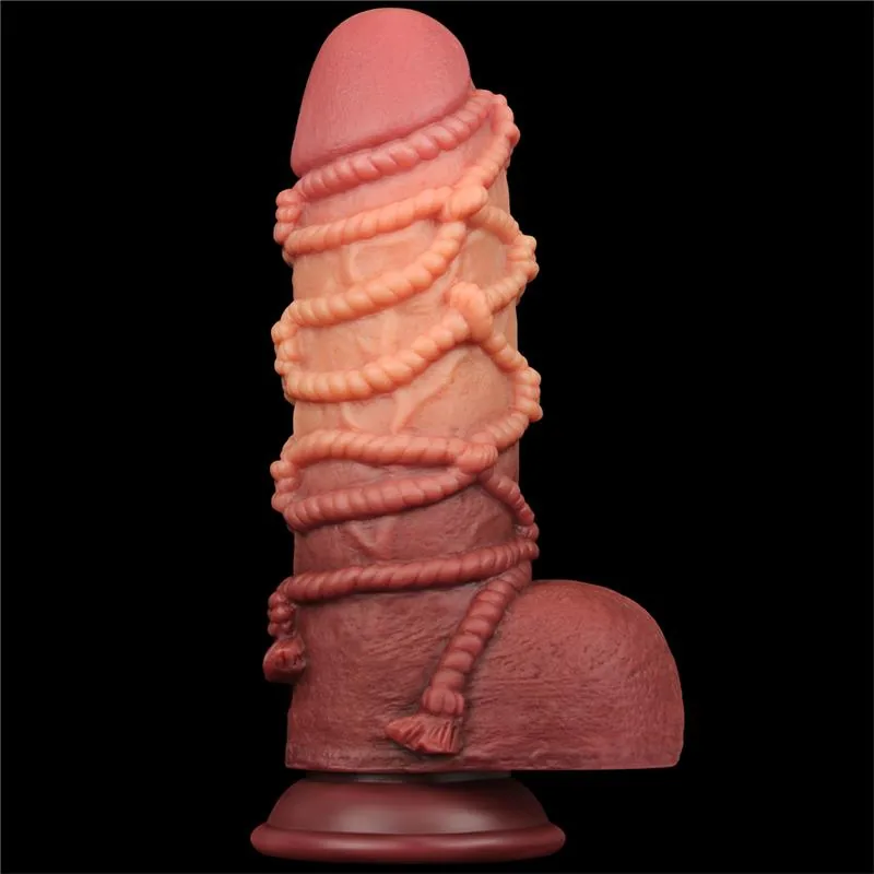 Dildo Silicone Dupla Camada Tamanho King 24,5 cm Lovetoy — vista 2 de 12