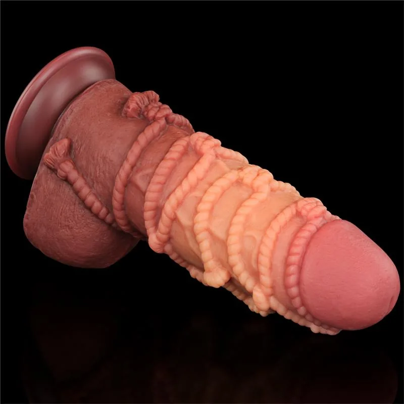 Dildo Silicone Dupla Camada Tamanho King 24,5 cm Lovetoy — vista 7 de 12