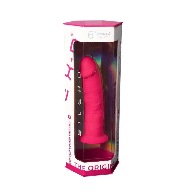 Dildo Silicone Dupla Densidade Mod. 2 Rosa SilexD — vista 5 de 5