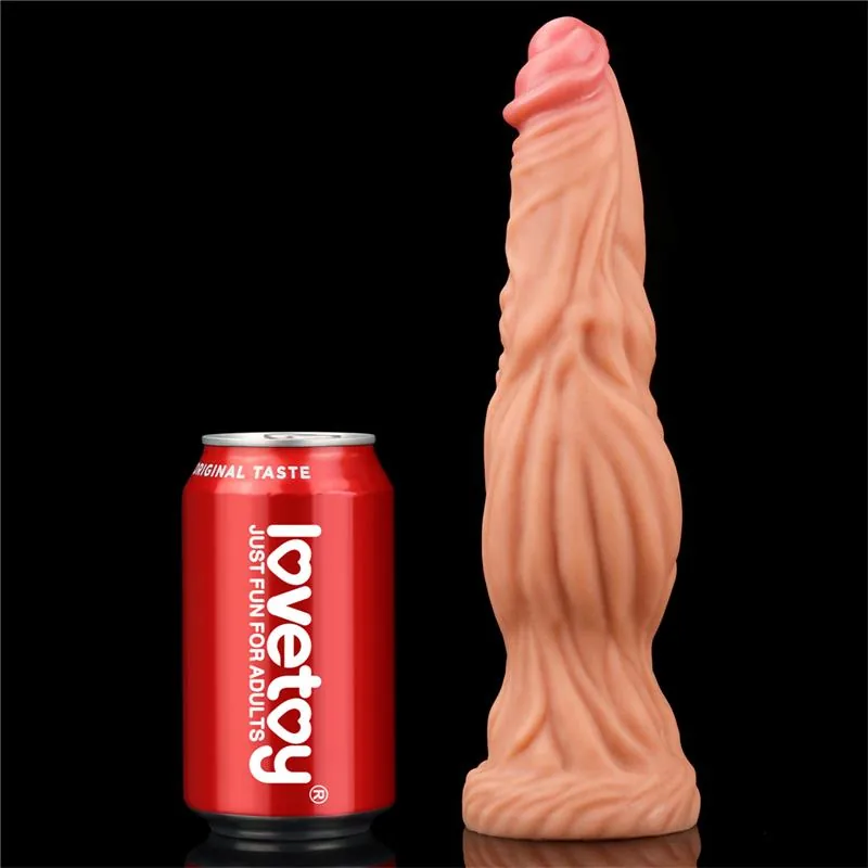 Dildo Silicone Dupla Densidade Tamanho King 24,5 cm Lovetoy — vista 10 de 12