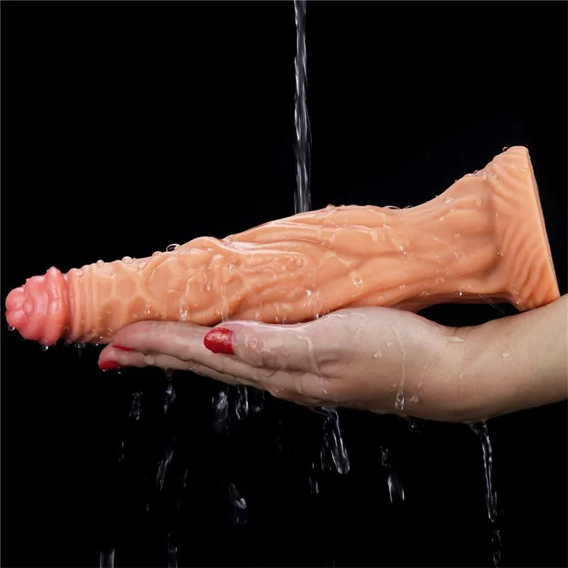 Dildo Silicone Dupla Densidade Tamanho King 24,5 cm Lovetoy — vista 11 de 12