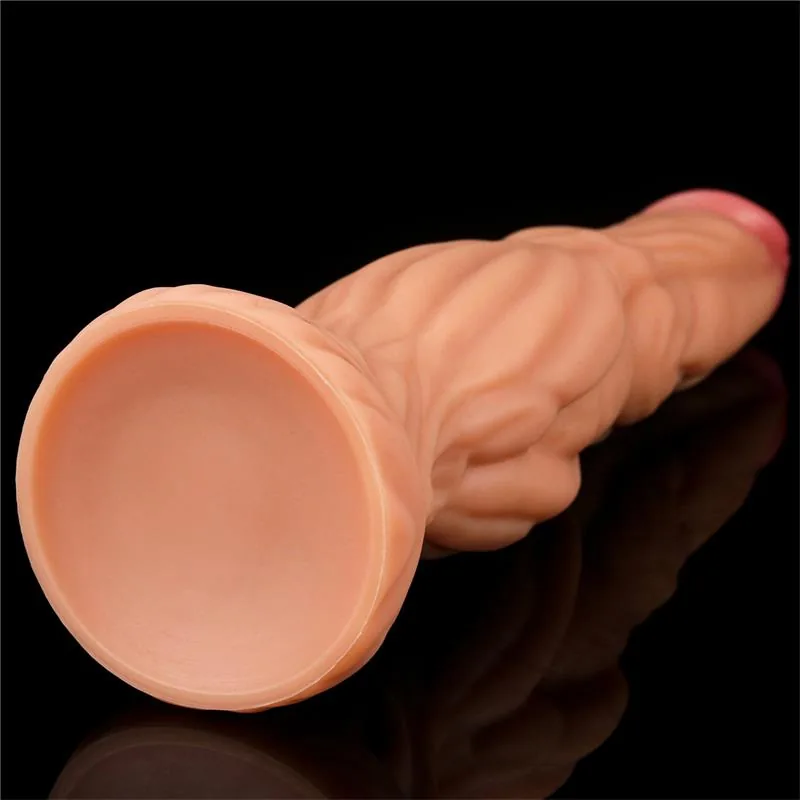Dildo Silicone Dupla Densidade Tamanho King 24,5 cm Lovetoy — vista 6 de 12