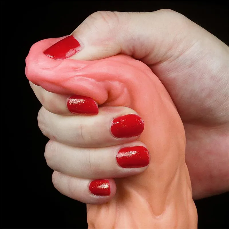 Dildo Silicone Dupla Densidade Tamanho King 24,5 cm Lovetoy — vista 7 de 12