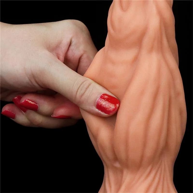 Dildo Silicone Dupla Densidade Tamanho King 24,5 cm Lovetoy — vista 8 de 12