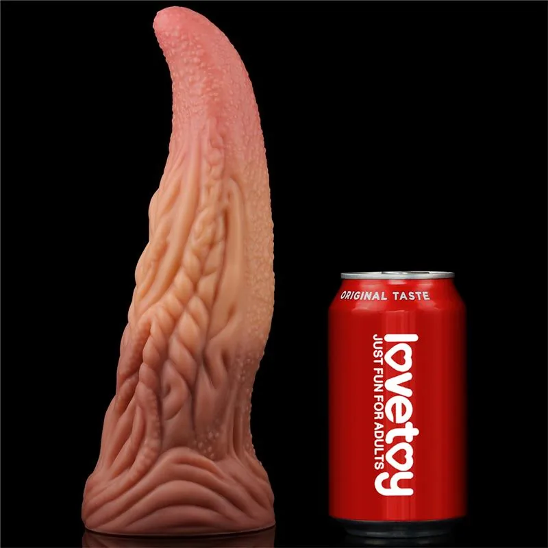 Dildo Silicone Língua Dupla Densidade 25 cm Lovetoy — vista 12 de 14