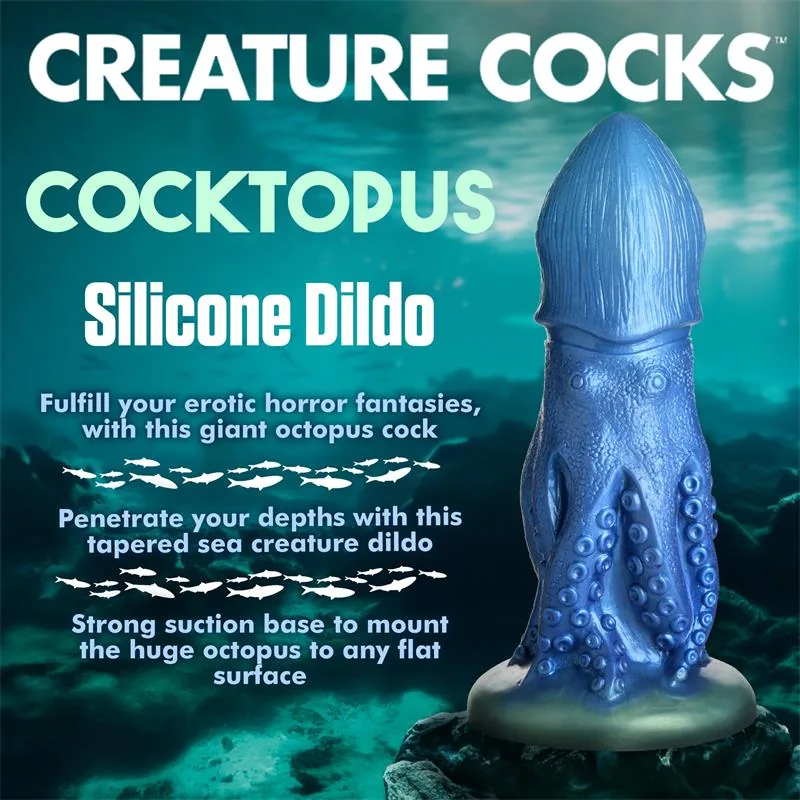 Dildo Tentáculo Cocktopus em Silicone Creature Cocks — vista 10 de 19