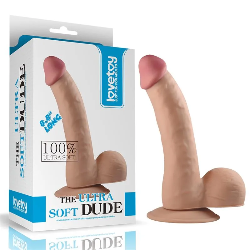 Dildo The Ultra Soft Dude TPE 20 cm — vista 6 de 6