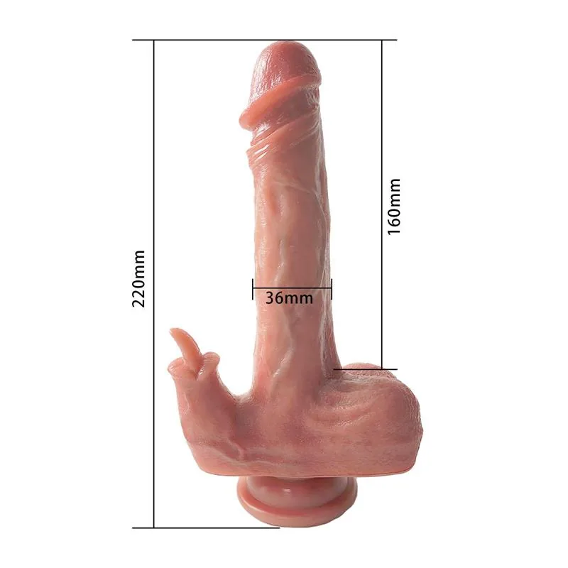 Dildo Urban Sky com Vibração, Vaivém e Calor 22 cm — vista 7 de 7