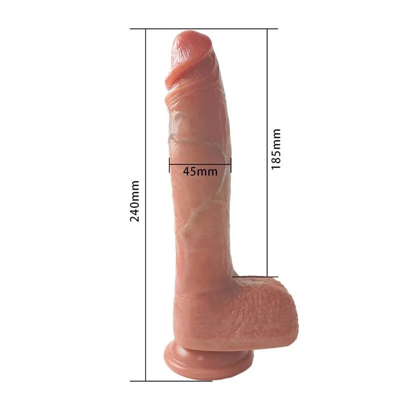 Dildo Urban Sky com Vibração, Vaivém e Calor 24 cm — vista 8 de 8