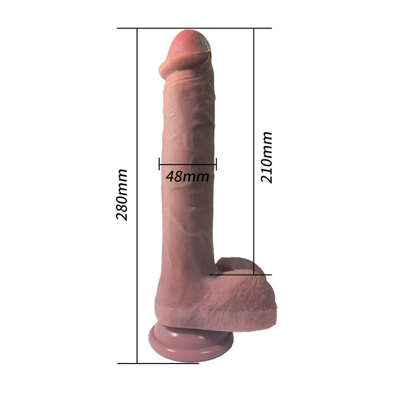 Dildo Urban Sky com Vibração, Vaivém e Calor 28 cm — vista 7 de 7