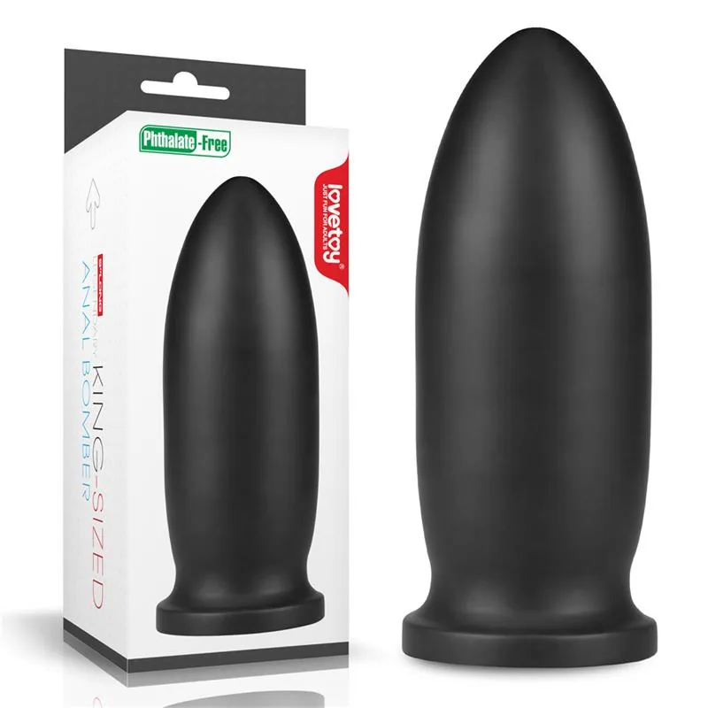 Dildo Anal Bomber 9 Preto Lovetoy — vista 5 de 5
