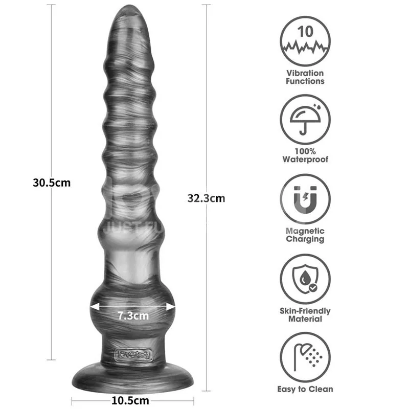 Dildo Anal com Vibração Vibrax 12,5 cm Lovetoy — vista 10 de 10