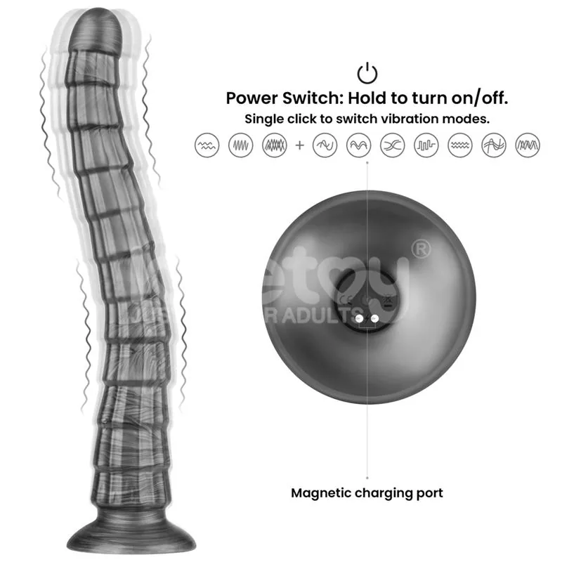 Dildo Anal com Vibração Vibrax 14,5 cm Lovetoy — vista 10 de 11