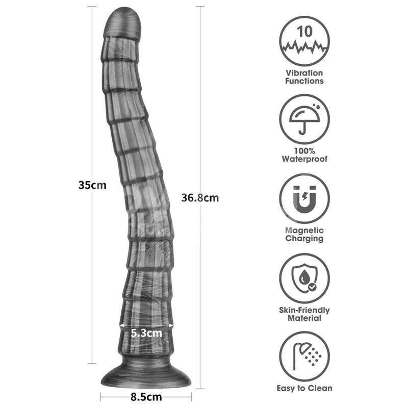 Dildo Anal com Vibração Vibrax 14,5 cm Lovetoy — vista 11 de 11
