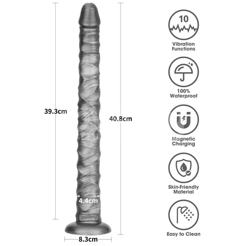 Dildo Anal com Vibração Vibrax 16 cm Lovetoy — vista 11 de 11