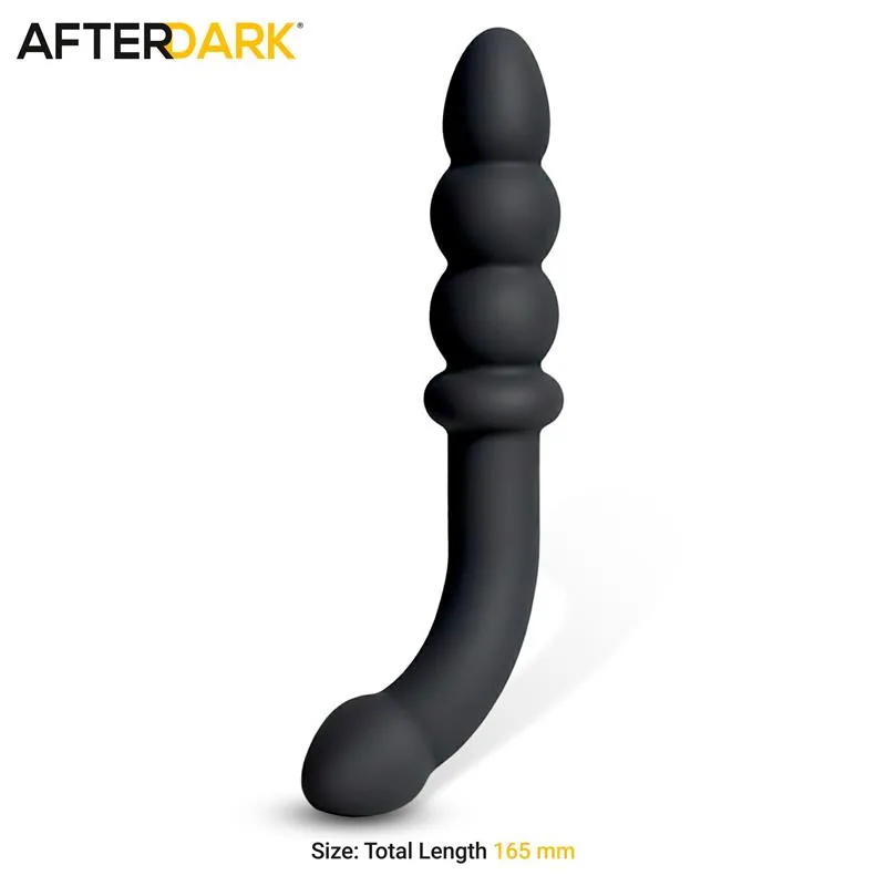 Dildo Anal Duplo Velor em Silicone Afterdark — vista 2 de 5
