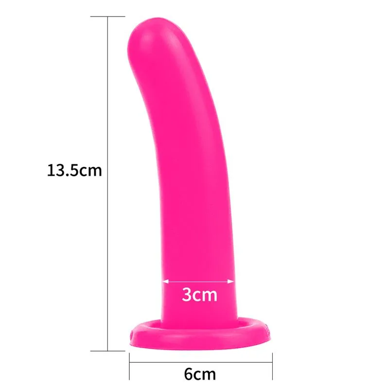 Dildo Anal Holy Dong 5.5 em Silicone Líquido Lovetoy Rosa — vista 7 de 8